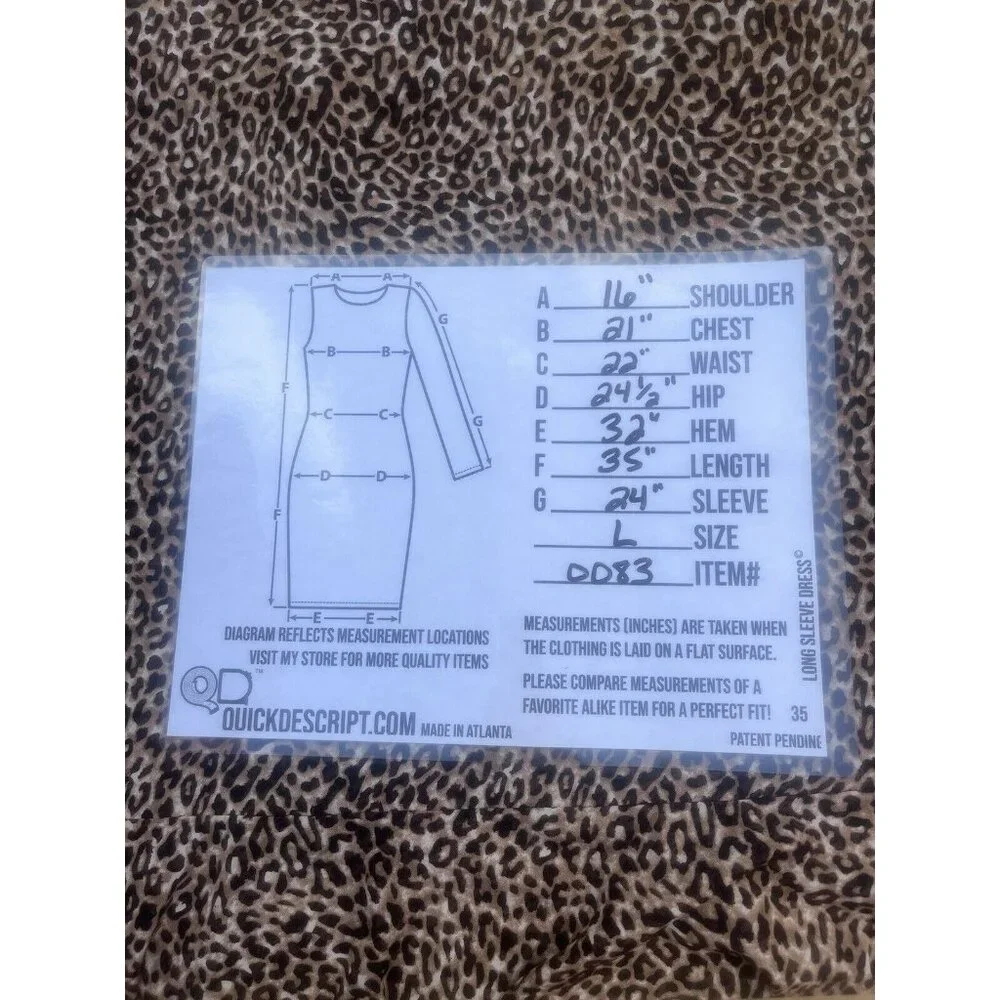Andree By Unit Size L Shift Dress Leopard Print Puff Tiered Sleeves Ruffle Sheer